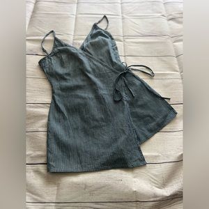 Cute Blue & White Stripe Skort Romper. Brand NEW without tags!💙🤍